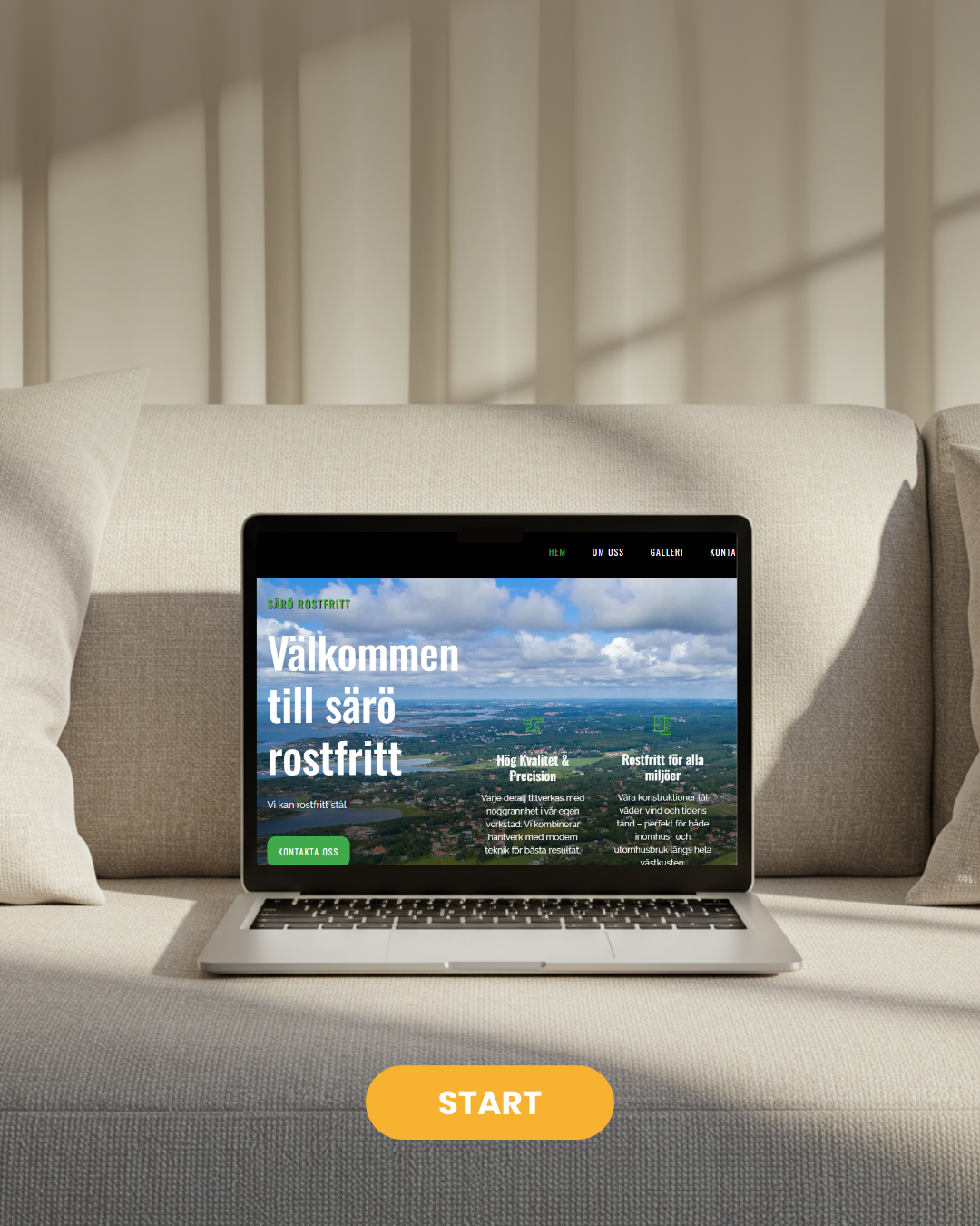 Särö rostfritt hemsida